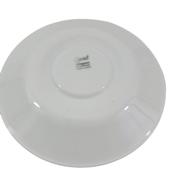 Vintage 1970’s Corelle Livingware Blue Ring Handle Snowflake Cup & Saucer Sets - Picture 10 of 16